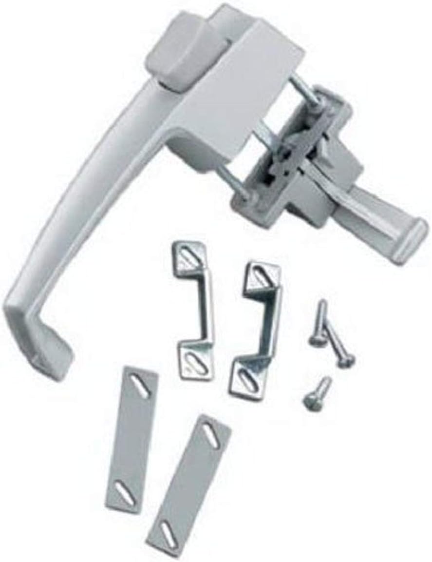 Wright Products - Tie Down Textured Push Button Door Latch for Screen and Storm Doors, Aluminum
