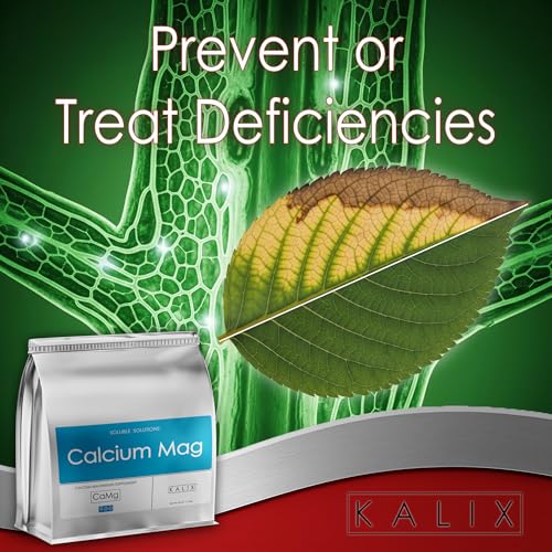 KALIX Calcium Mag | 9-0-0 + 15% Calcium + 3% Magnesium | Water-Soluble Supplement for Tip Burn, Leaf Curl & Nutrient Deficiency Prevention | for Soil