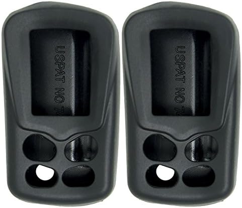Replacement for New Silicone Cover Protective Cases for Viper Python Remote 479V - Black - (2 Pack)