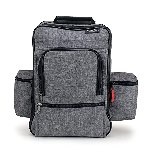 21st Century Plus Home Care Backpack: Waterproof 600D, Ergonomic Straps, Lockable Zippers - Laptop Sleeve & Mesh Pockets, 11.5"x9"x16", Navy