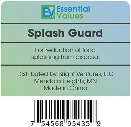 Essential Values Garbage Disposal Splash Guard (Sink Baffle)