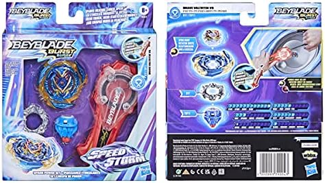 Bey Blade Burst Surge Speedstorm Spark Power Set - Battle Game Set with Sparking Launcher and Right-Spin Battling Top Toy, Red