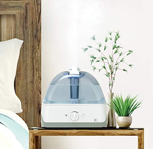PerfectAire PAU13 - Cool Mist Ultrasonic Humidifier - 1.3 Gallon, Single Room, Touch Control