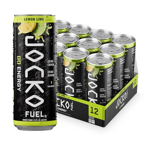 Jocko Fuel GO Energy Drinks, Sour Apple, 12 oz | 12 Pack