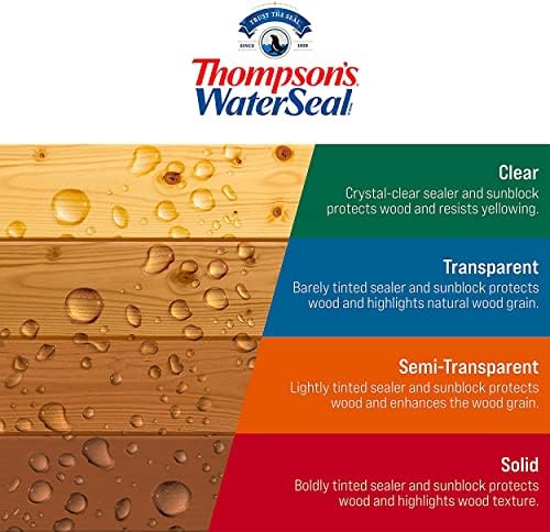 Thompson’s WaterSeal Multi-Surface Waterproofer Stain, Clear, 1 Gallon