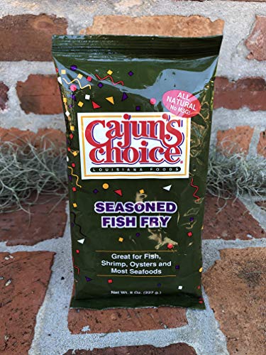 Cajun's Choice Seasoned Fish Fry Mix, 8 oz - Pack of 3