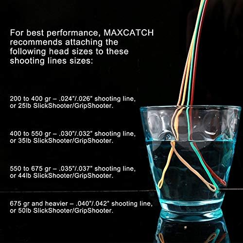 Maxcatch Skagit Shooting Head Fly Line 200GR-650GR 17FT-25FT with 2 Welded Loops