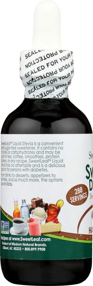 Wisdom Natural SweetLeaf Sweet Drops? Sweetener Hazelnut -- 2 fl oz - 2 pc