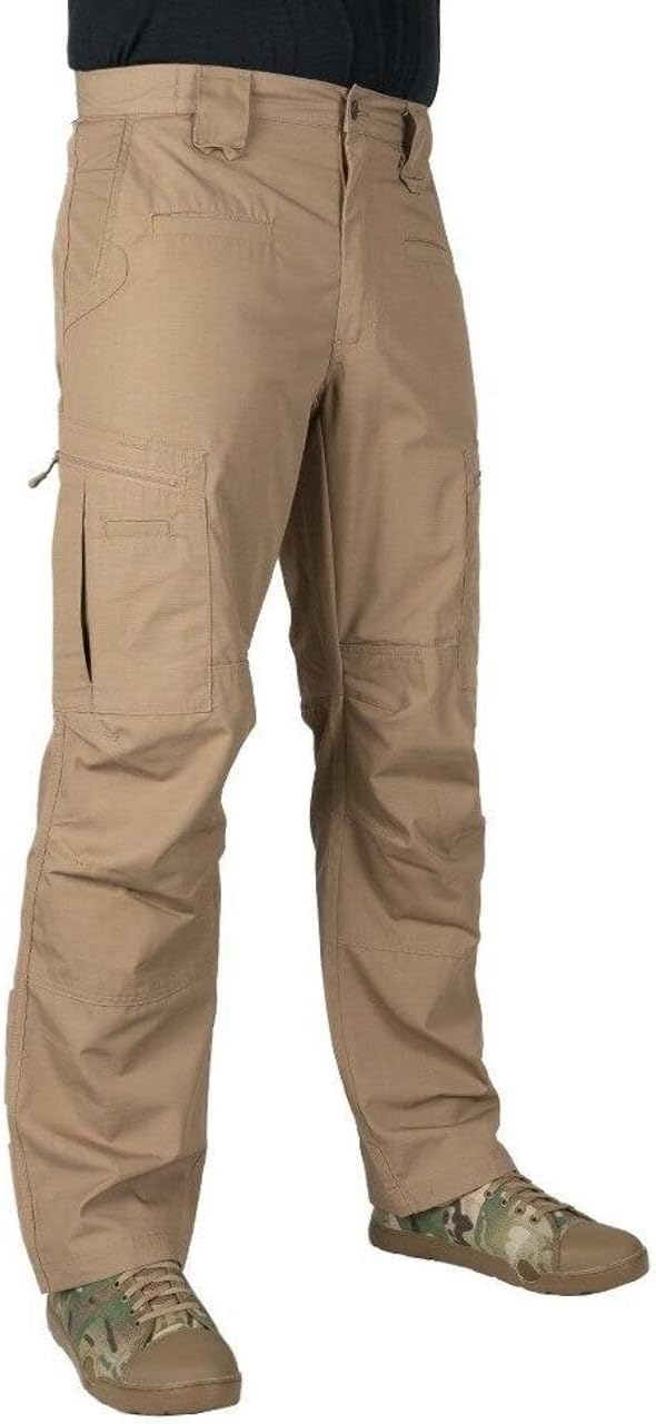 LA Police Gear LAPG Men's Atlas Stretch Tactical Cargo Pants | Durable & Lightweight Ripstop Outdoor Hiking Work Pants for Men