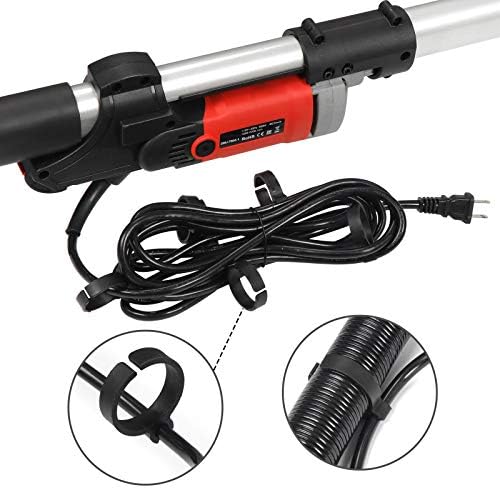 800W Drywall Sander Commercial Electric Sander with 6 Pcs Sanding Pads Discs Adjustable Variable Speed 1000-2000 RPM Wall Sander with Extendable