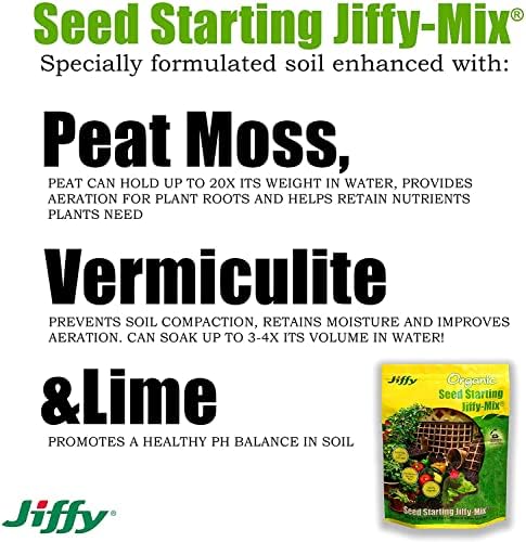 Jiffy G310 10 Quart Jiffy-Mix Premium Seed Starting Soil