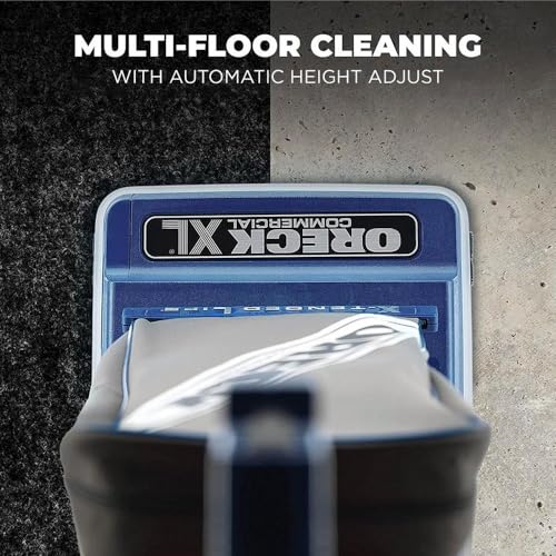 Oreck Commercial XL Vacuum Cleaner, Bagged Upright Vac, Lightweight | For Carpets and Hard Floor, Automatic Height Adjust, High-Speed Brush Roll