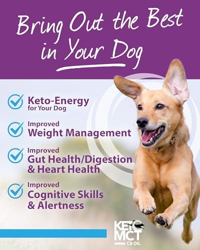 LifeSense C8 MCT Oil for Dogs | Sourced from Coconut Oil | Dog Optimal Fuel for The Brain and Body | Human Grade | Non-GMO| Keto-Friendly