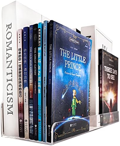 Sooyee Acrylic Shelves, 2 Pack 15 Inch Floating Wall Shelves, Funko Pop Display Shelf, Invisible Kids Book Shelf, Picture Ledge Shelf Decor