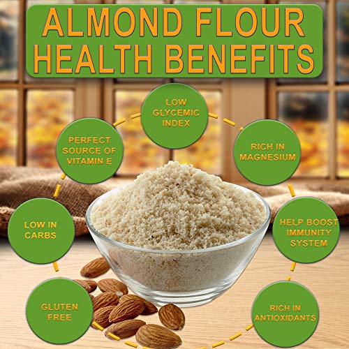 6 oz Organic Almond Flour Powdered Gluten Free Low Glycemic Non-GMO by Divine Organics