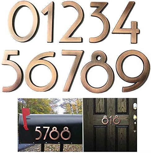 20 Pack Mailbox Numbers 0-9, 2.76 Inch High, Door Address Numbers Stickers for Apartment, House, Room, Office, Cars, Trucks