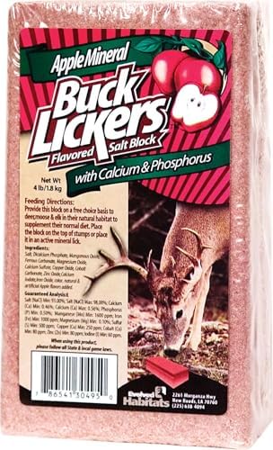 Buck Licker Apple Mineral 4lb Block
