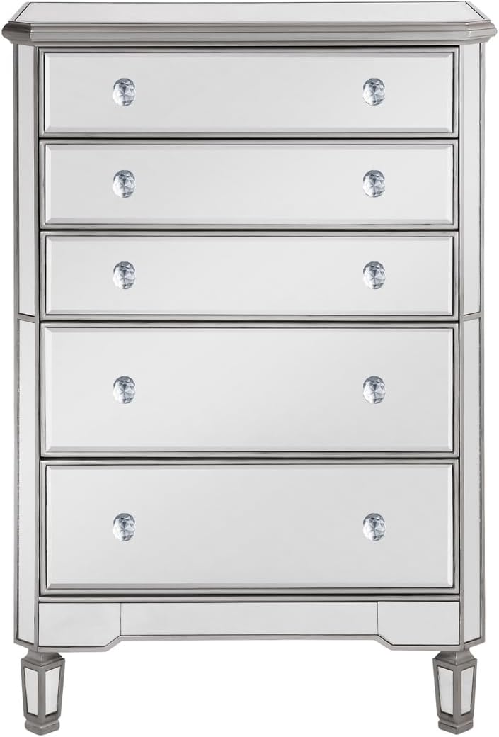 5 Drawer Cabinet, Silver