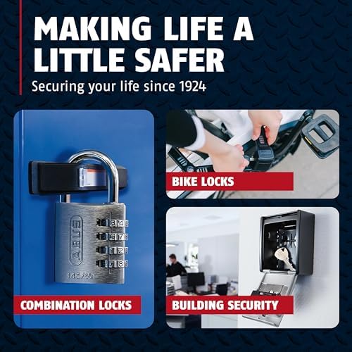 ABUS Hardened Steel 8KS 6 Foot x 5/16" Thick Square Security Chain | for Bikes, Containers, Trailers, ATV's, Motorcycles and Personal/Industrial Property