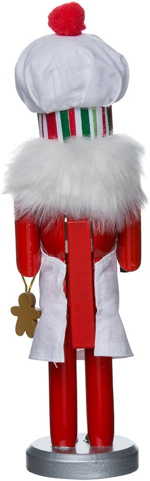 Kurt Adler C5844 10" Wooden Chef Nutcracker
