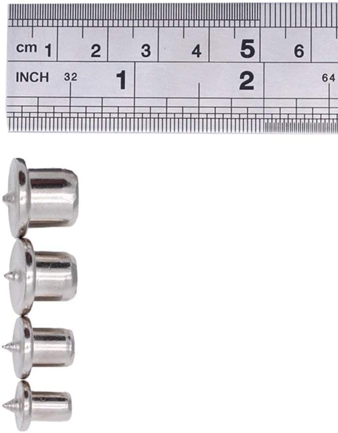 Dowel Center Set 8PC Woodworking Tenon Transfer Plugs 1/4-1/2" | Metal Dowel Centering Pins for Accurate Hole Alignment and Joinery Marker Dowel