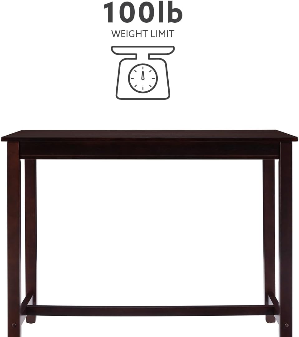 Linon Claridge Rustic Wood 36 inch Height Pub Table