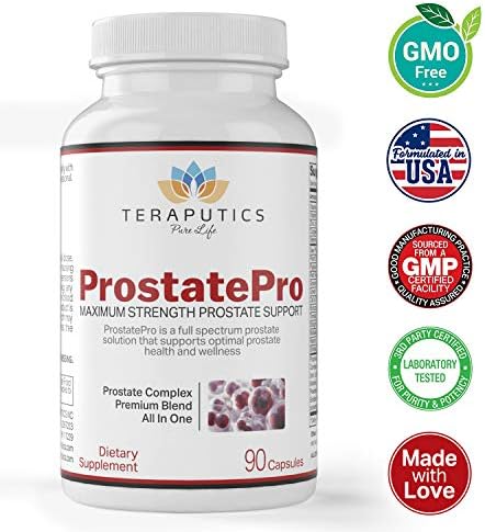 ProstatePro - 33 Herbs Saw Palmetto Prostate Health Supplements For Men | Reduce Urination | Hair Growth w/ DHT Blocker | Beta Sitosterol