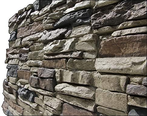 Lightning Ridge 48 in. x 24 in. Class A Fire Rated Faux Stone Siding Panel Finished Nature Spirit