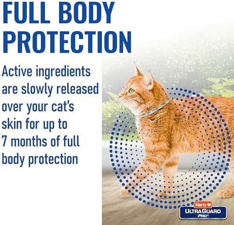 Hartz UltraGuard Pro Flea & Tick Collar for Cats and Kittens, 7 Month Flea and Tick Prevention and Protection, 1 Collar