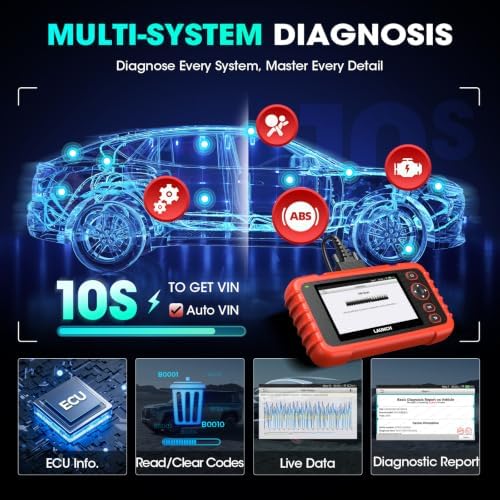 LAUNCH Scanner CRP129X V3.0 Elite,12 Resets Scan Tool, FCA SGW, CANFD/DoIP