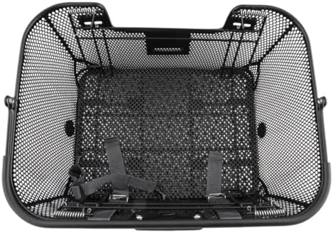 Axiom Pet Basket with Rack and Handlebar Mounts (Black)