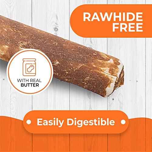 Canine Naturals Rawhide Free Chicken Recipe Dog Chews, Mini Rolls, 6 Count
