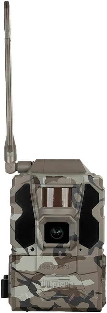 TACTACAM Reveal Ultra Cellular Trail Camera: 4K Photo, 1080p Video, Live View, GPS Tracking-Enabled, Switchable No-Glow/Low-Glow Flash