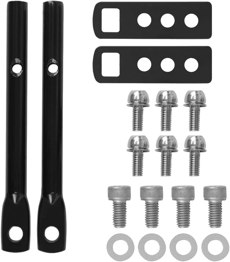 Ibera Bike Rack - Bicycle Touring Carrier Plus+ for Disc Brake/Non-Disc Brake Mount, Fat Tire Bikes, Frame-Mounted for Heavier Top & Side Loads, Height Adjustable for 26"-29" Frames