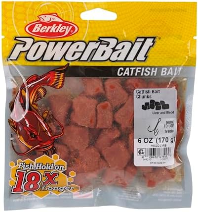 Berkley PowerBait Catfish Bait Chunks Fishing Dough Bait