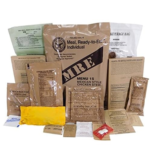 Genuine Military MRE Meal with Inspection Date September 2017 or Newer (Spaghetti with Meat Sauce) | Genuine US Military MRE