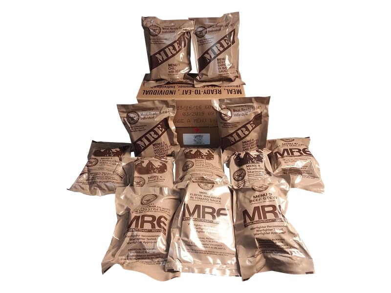 US Military Meals Ready to Eat (MRE 1 random case of 12