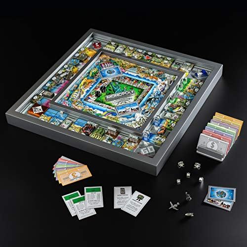 Monopoly World Silver Edition by Charles Fazzino