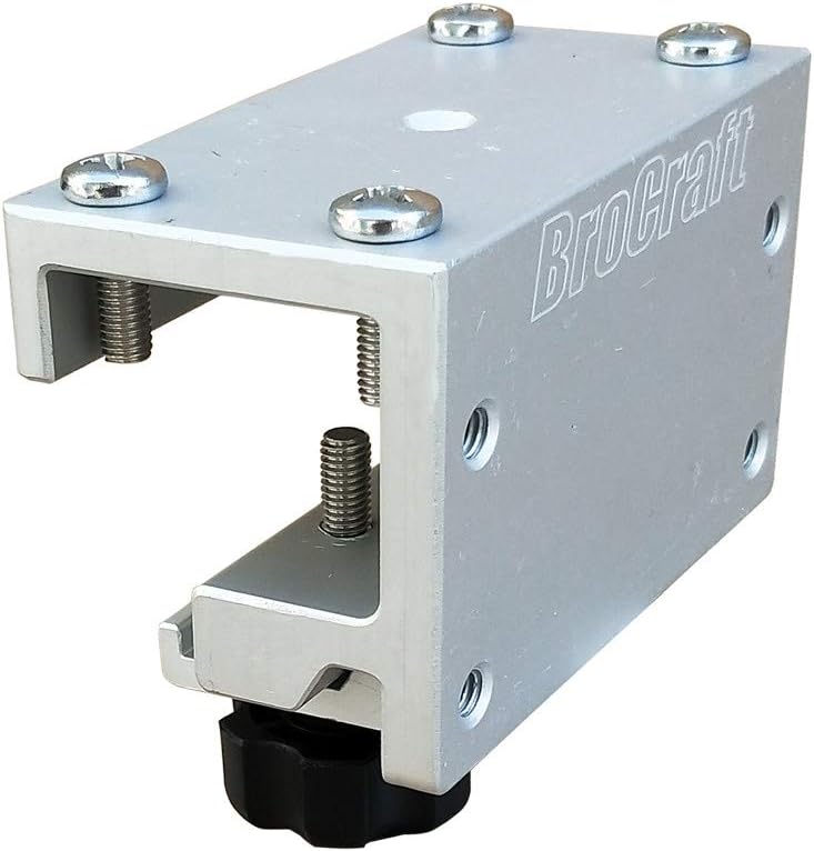 Brocraft Power Lock Rod Holder for Alumacraft Boats/AlumaTrac mounting System Fish Rod Holder
