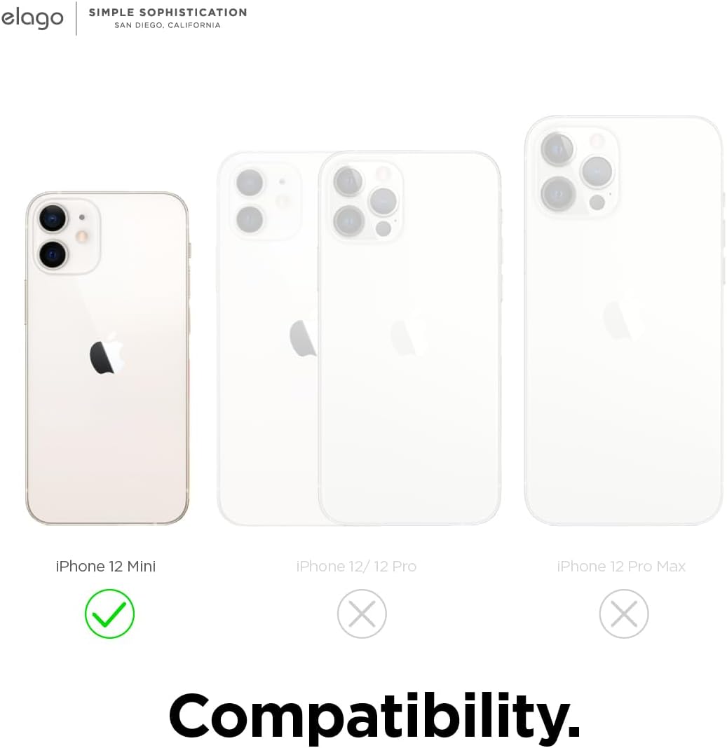 elago Premium Liquid Silicone Case for iPhone 12 Mini Lavender