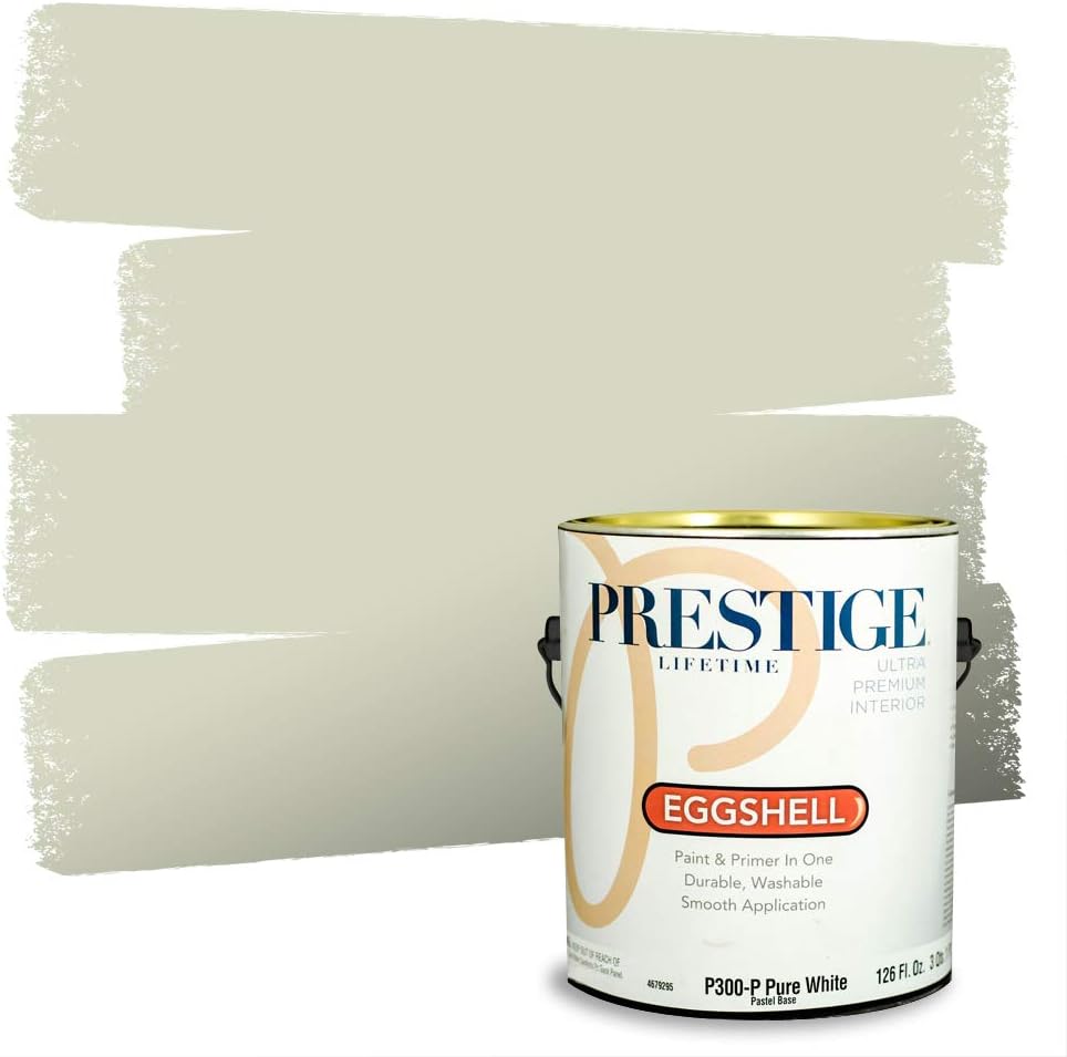 PRESTIGE Interior Paint and Primer in One, Garden Sage, Eggshell, 1 Gallon