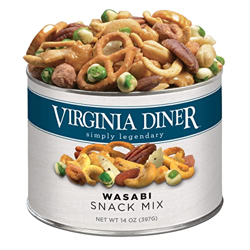 Virginia Diner Zatarain's Spicy Cajun Peanuts - Gourmet Cajun Peanuts Non-GMO, Preservative Free Gifts from Virginia Since 1929-18 Oz Can