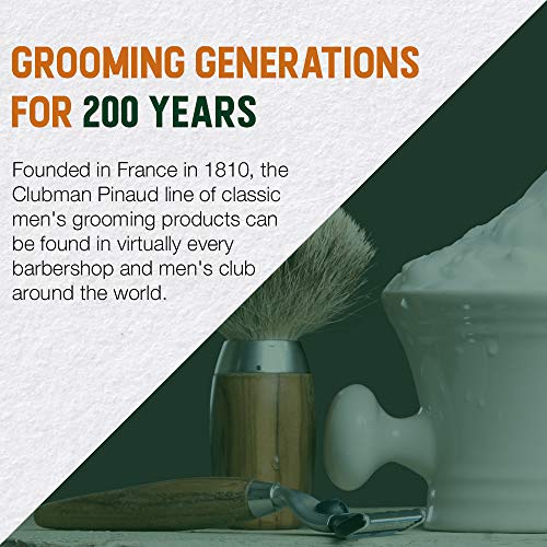 Clubman Pinaud Classic Barber Shave Cream, Moisturizing and Conditioning for Smooth Shave, Professional Quality for All Beard Types, 16 Fl Oz, 1-Pack