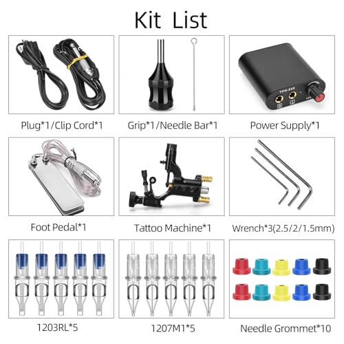 Rotary Tattoo Machine Kit