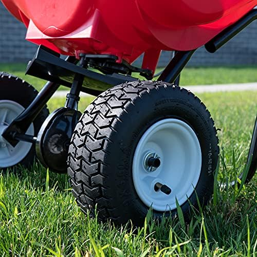 EarthWay 2050P 80lb Broadcast Spreader, Lawn Aerator, Fertilizer Spreader, 80lb Capacity, Pre-Assembled