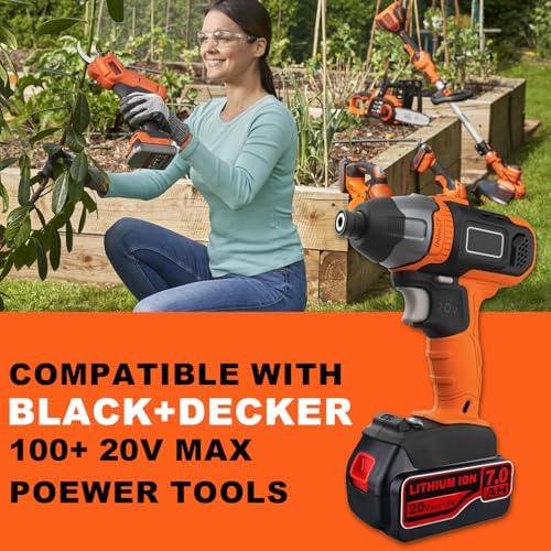 VANTTECH 2Packs 3.8Ah LBXR20 Replacement for Black and Decker 20v Battery