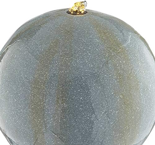 Sphere and Pillar 34 1/4" High LED Outdoor Indoor Large Bubbler Fountain