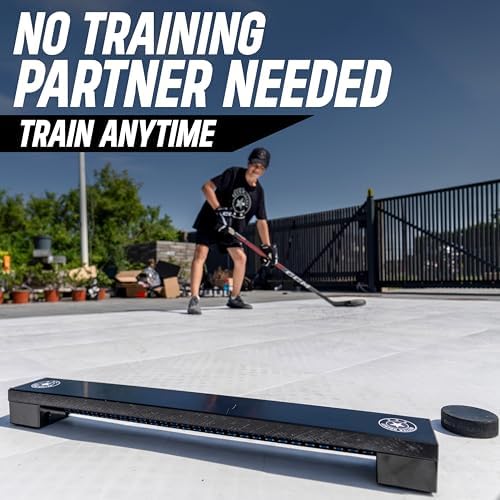 Better Hockey Extreme Hockey Rebounder - Professional Quality Sports Training Aid for Passing, Shooting and One Timers - 24 inch Passing Slot
