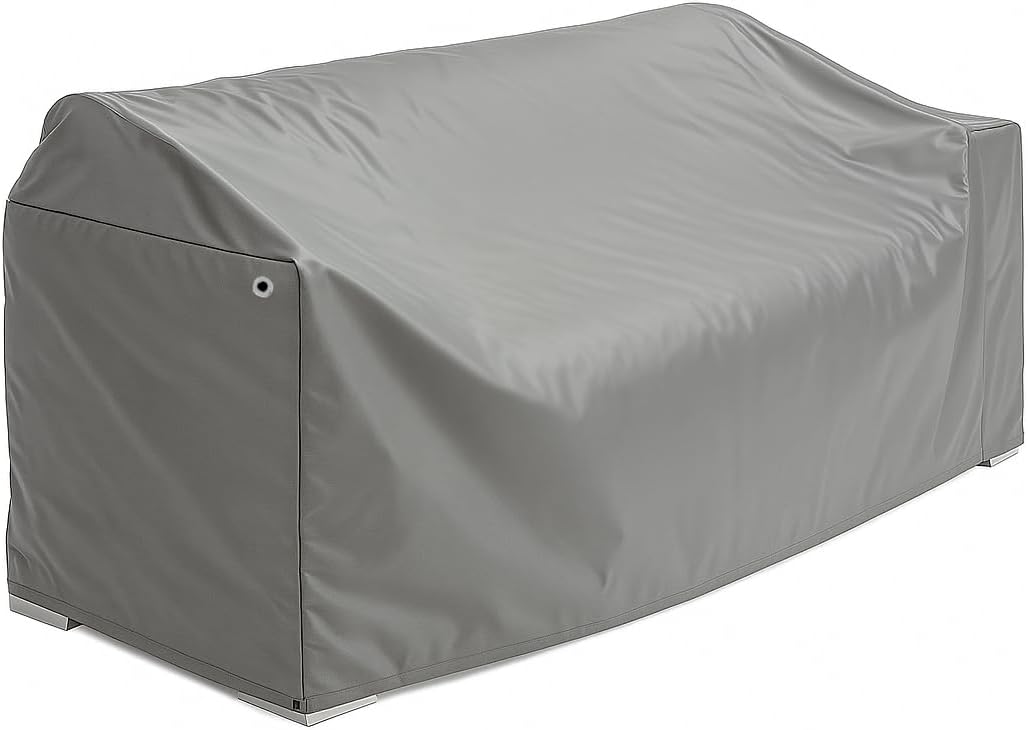 SavvyCraft Waterproof Pontoon Lounge Seat Cover Marine Grade 23"Dx60"Wx30"H