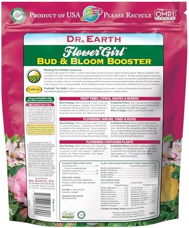 DR EARTH 707P Organic 8 Bud and Bloom Fertilizer in Poly Bag, 4-Pound, Multicolor